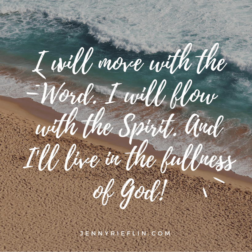 Live in the fullness