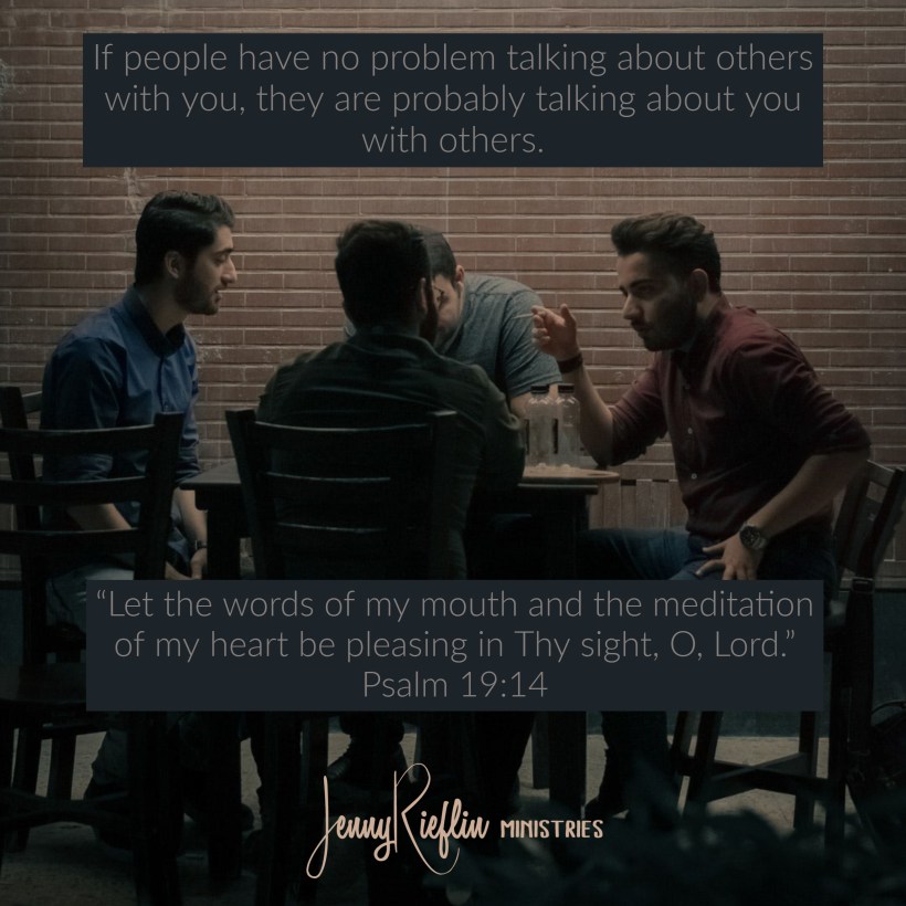 do not talk about others